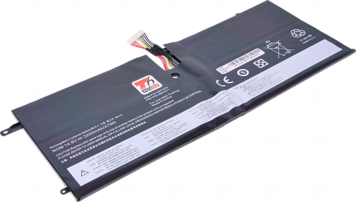 Baterie T6 power Lenovo ThinkPad X1 Carbon 1st Gen, 3200mAh, 47Wh, 4cell, Li-Pol NBIB0133
