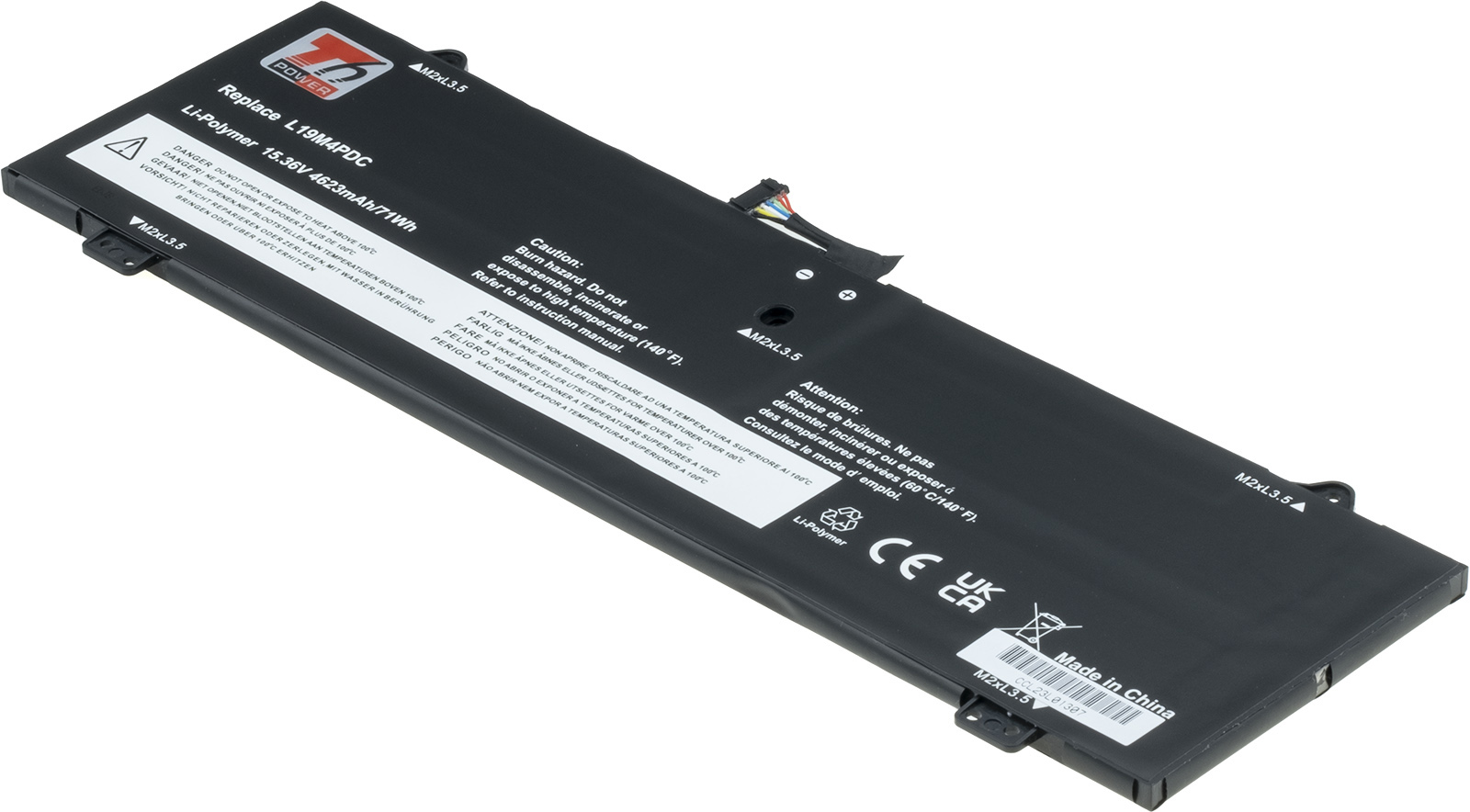 Baterie T6 Power Lenovo Yoga 7-14ITL5, 7-15ITL5, 7-14ACN6, 4623mAh, 71Wh, 4cell, Li-pol NBIB0233