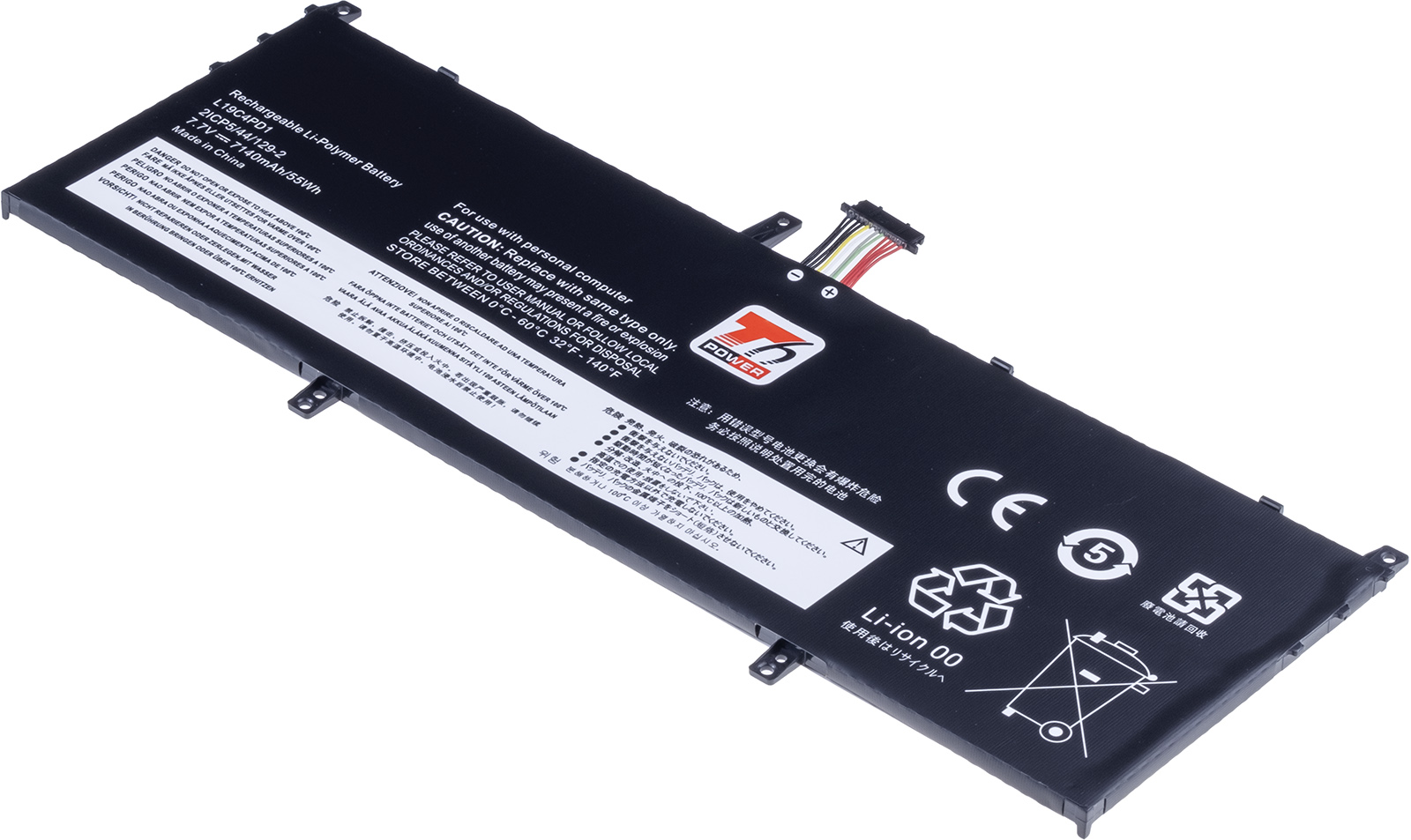 Baterie T6 Power Lenovo Yoga C640-13IML, Yoga 6-13ARE05, 7140mAh, 55Wh, 4cell, Li-poly NBIB0238