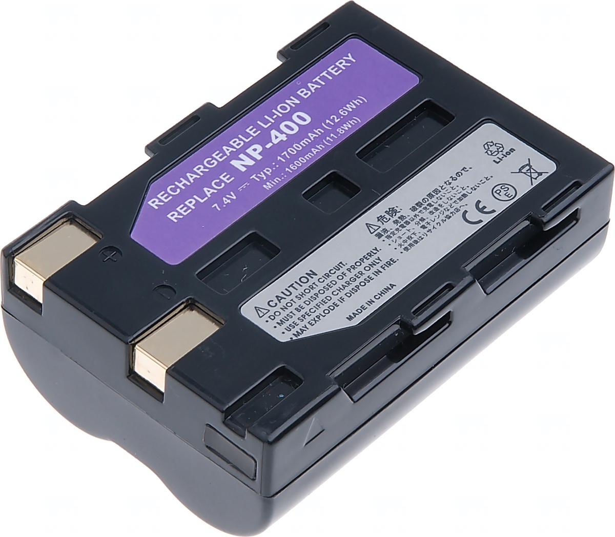 Baterie T6 power Minolta NP-400, D-Li50, 1700mAh, černá DCMI0002