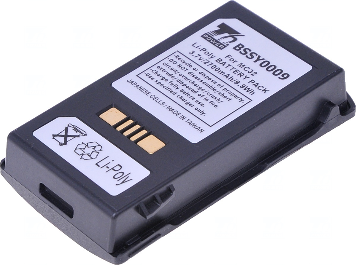 Baterie T6 power Motorola Zebra MC3200, MC32N0-G, MC32N0-R, MC32N0-S, 2700mAh, 9,9Wh, Li-poly BSSY0009