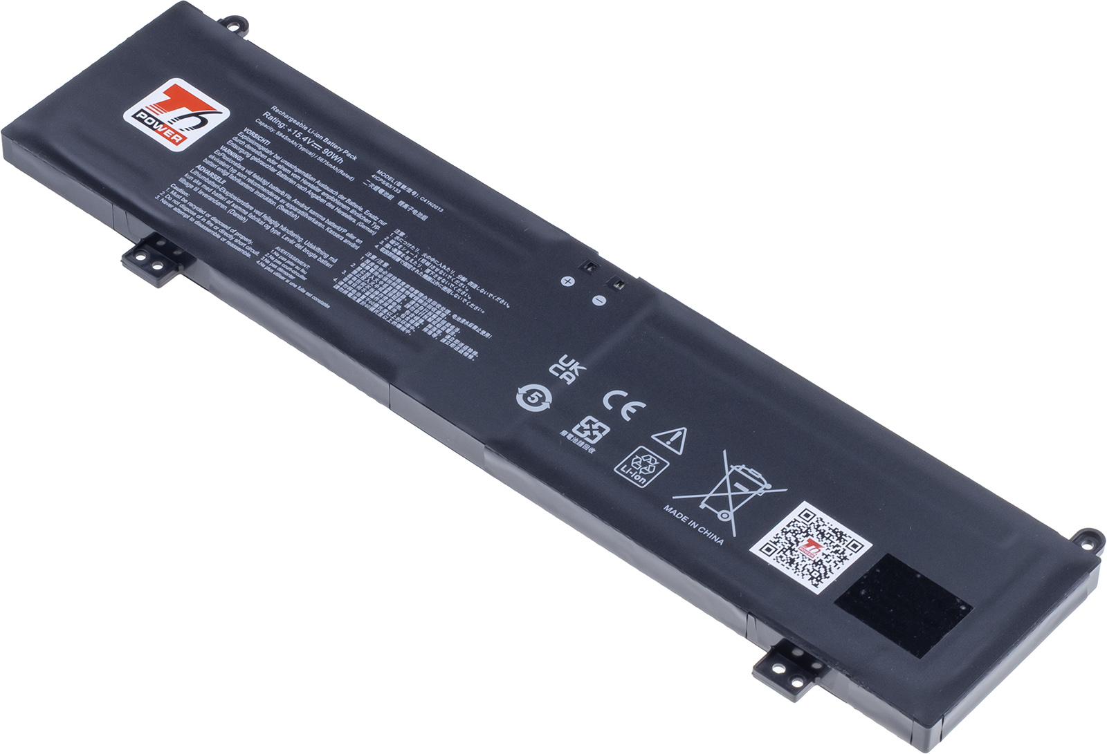 Baterie T6 Power pro Asus ROG Strix G15 G513, G17 G713, TUF A15 FA507, 5845mAh, 90Wh, 4cell, Li-pol NBAS0201