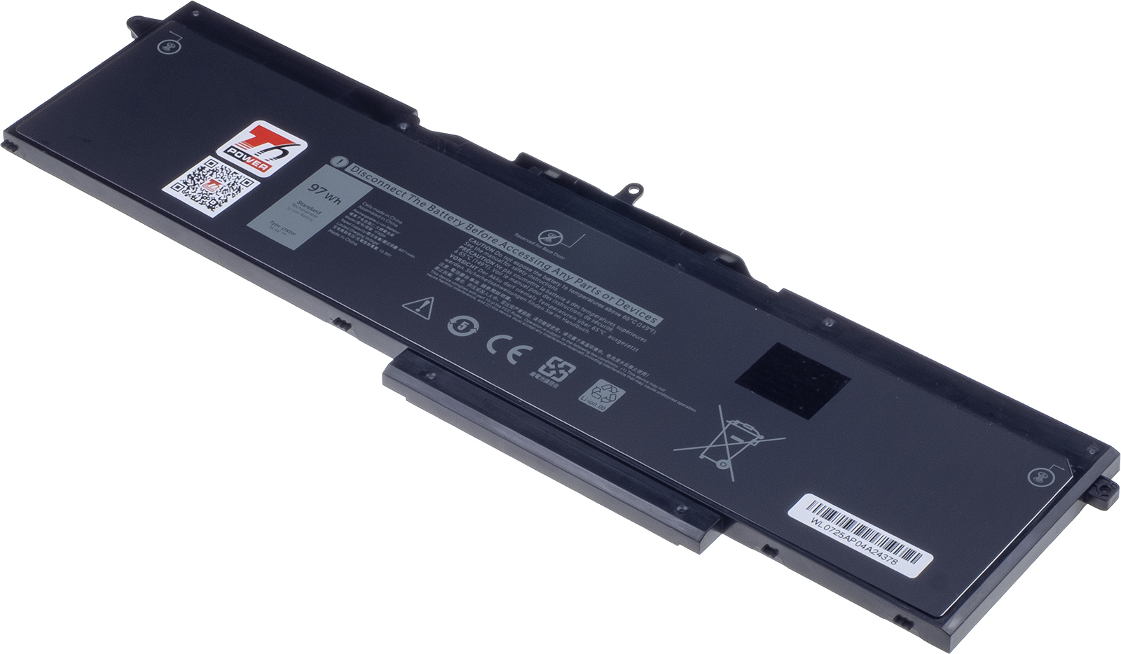 Baterie T6 Power pro Dell Latitude 5501, 5511, Precision 3541, 3551, 8500mAh, 97Wh, 6cell, Li-poly NBDE0258