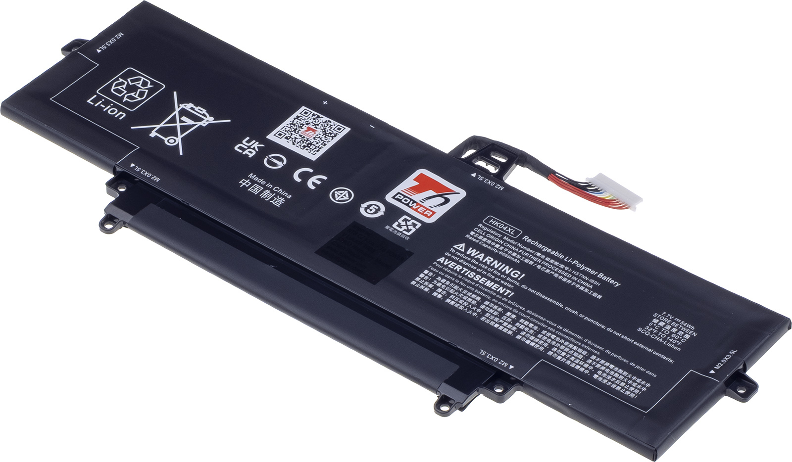 Baterie T6 Power pro HP EliteBook x360 1030 G7, 1030 G8, 7012mAh, 54Wh, 4cell, Li-poly NBHP0243