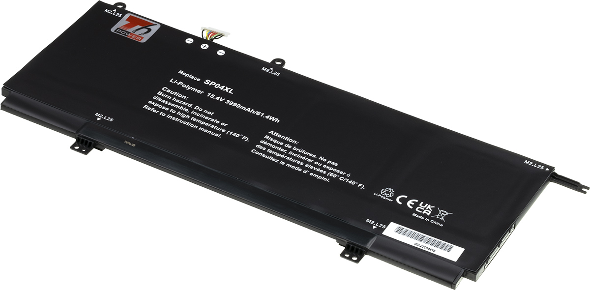 Baterie T6 Power pro HP Spectre 13-ap0000 x360 serie, 3990mAh, 61,4Wh, 4cell, Li-pol NBHP0192