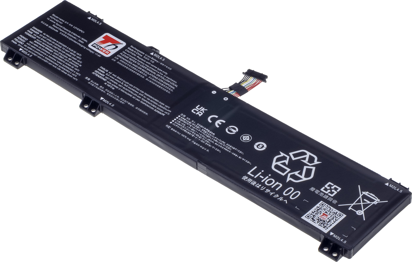 Baterie T6 Power pro Lenovo Legion 5 15ARH7H, 5 15IAH7H, 5 Pro 16ARH7H, 5182mAh, 80Wh, 4cell, Li-pol NBIB0254