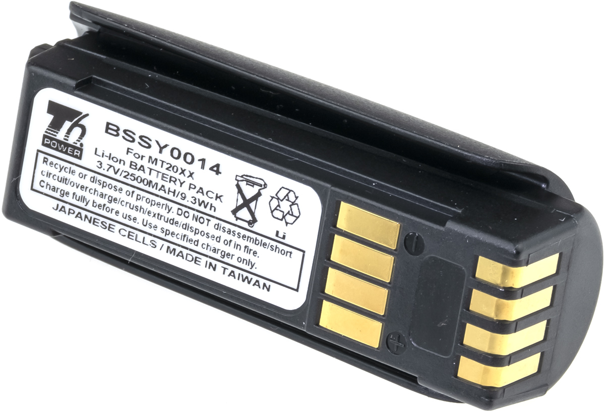 Baterie T6 Power Symbol Motorola Zebra MT2000, MT2070, MT2090, 2500mAh, 9,3Wh, Li-ion BSSY0014