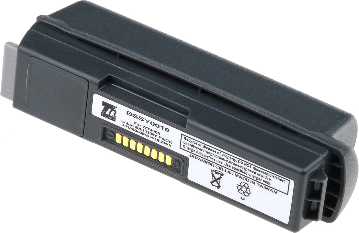 Baterie T6 Power Symbol Zebra WT4000, WT4070, WT4090, WT41N0, 5000mAh, 18,5Wh, Li-ion BSSY0018