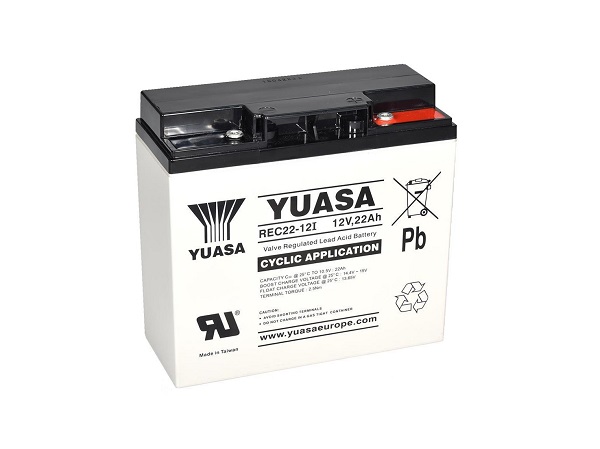 Baterie YUASA REC22-12I (12V; 22Ah; cyklická) 13747