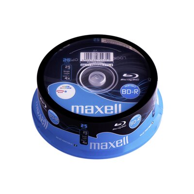 BD-R SL MAXELL 25GB 4X printable 25 cake 276071