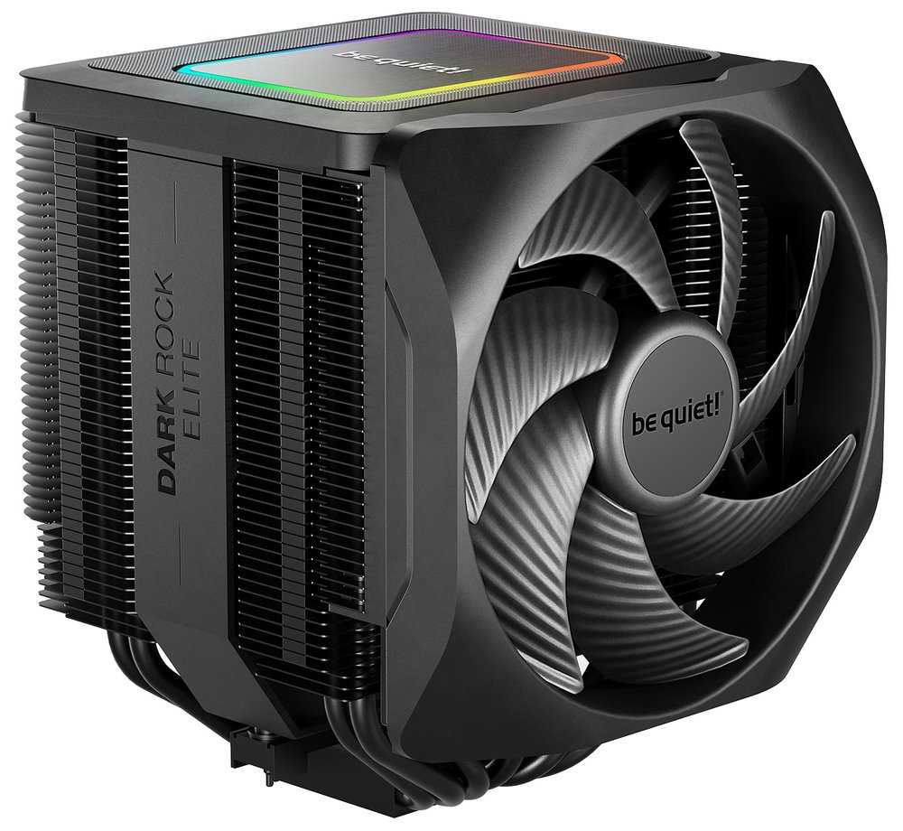 Be quiet! chladič CPU Dark Rock Elite / 2x135mm fan / 7 heatpipes / ARGB LED BK037