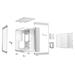 Be quiet! skříň LIGHT BASE 600DX / ATX / ARGB pásek / až 10 fan / 2xUSB / USB-C / panoramatická / bílá BGW66