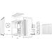 Be quiet! skříň LIGHT BASE 900FX / ATX / ARGB pásek / 4x140mm ARGB fan / 2xUSB 3.0 / USB-C / panoramatická / bílá BGW72