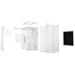 Be quiet! skříň PURE BASE 501DX / ATX / 3x140mm PWM ARGB fan / ARGB LED pásek / USB3.2 / temperované sklo / bílá BGW77