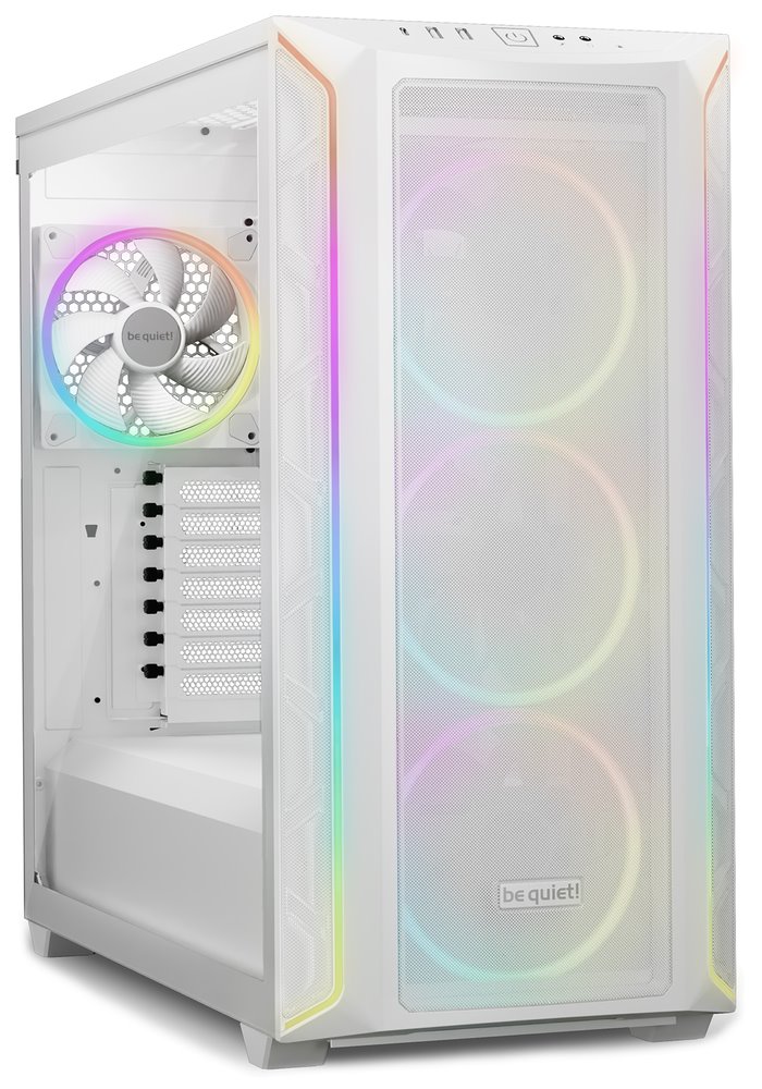 Be quiet! skříň SHADOW BASE 800FX / ARGB / 4x140mm ARGB fan / USB-C / 2xUSB 3.0 / tvrzené sklo / bílá BGW64