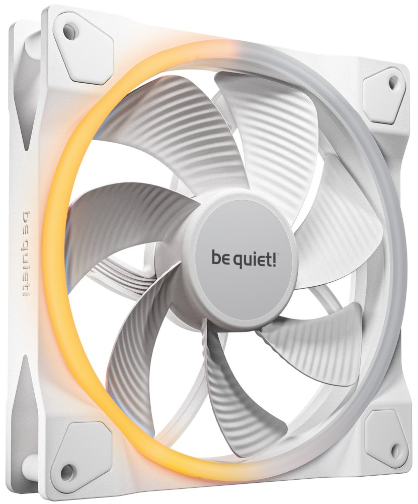 Be quiet! / ventilátor Light Wings 140mm PWM Reverse / 140mm ARGB / PWM / bílý BL135