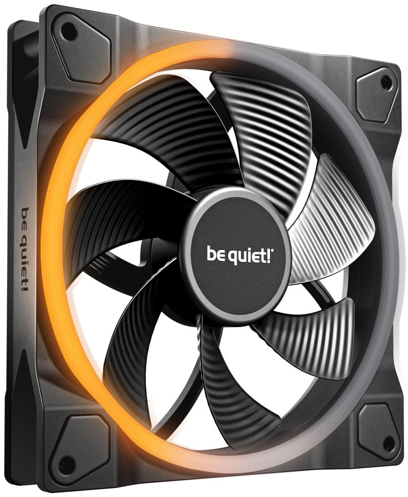 Be quiet! / ventilátor Light Wings 140mm PWM Reverse / 140mm ARGB / PWM / černý BL134