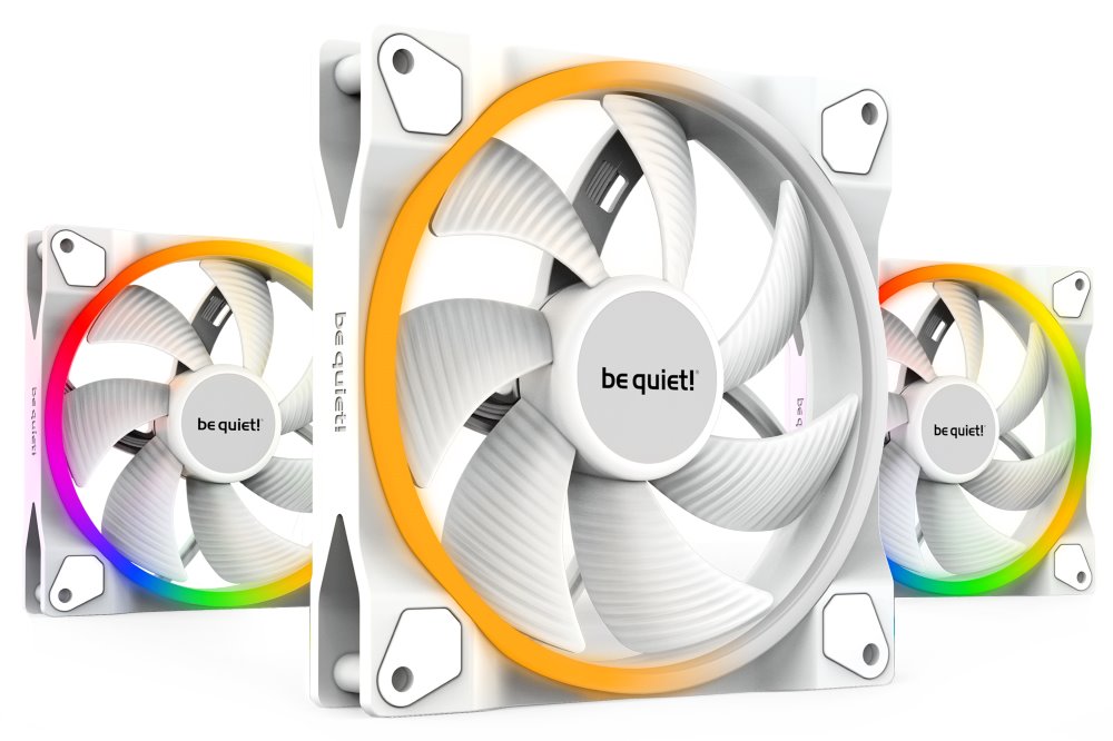 Be quiet! / ventilátor Light Wings White / 140mm / PWM / 3-pack / bílý BL102