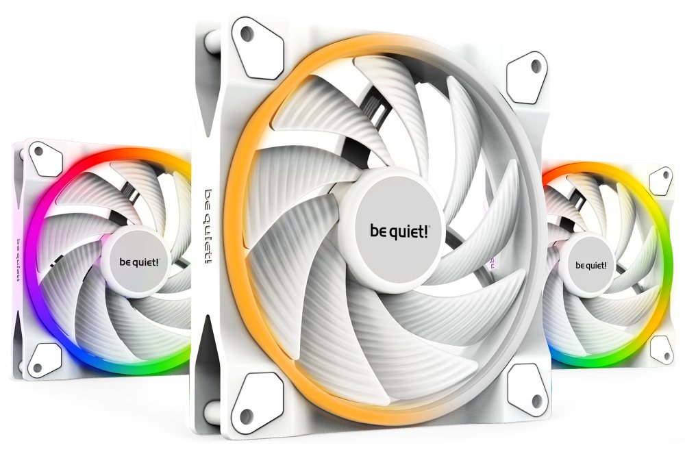 Be quiet! / ventilátor Light Wings White / 140mm / PWM / high speed / 3-pack / bílý BL103