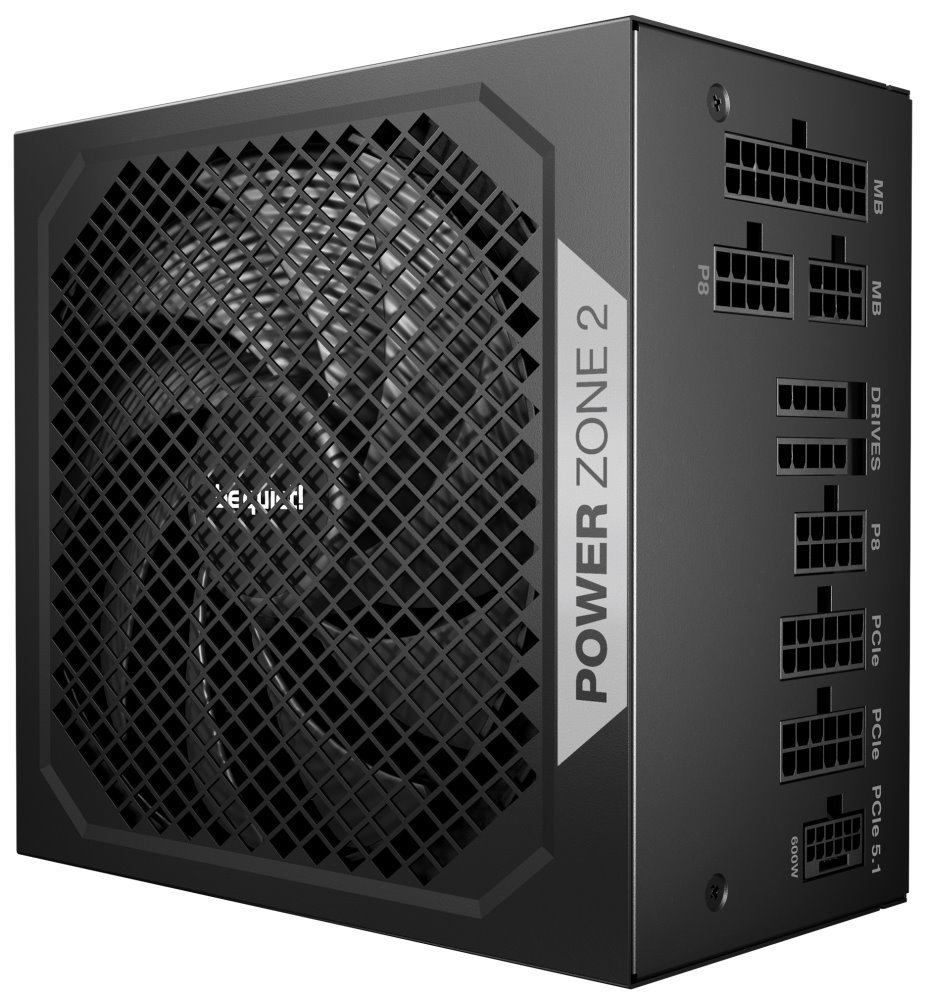 Be quiet! / zdroj POWER ZONE 2 850W / ATX 3.1 / 140mm fan / částečně pasivní / 80 PLUS Platinum BP007EU