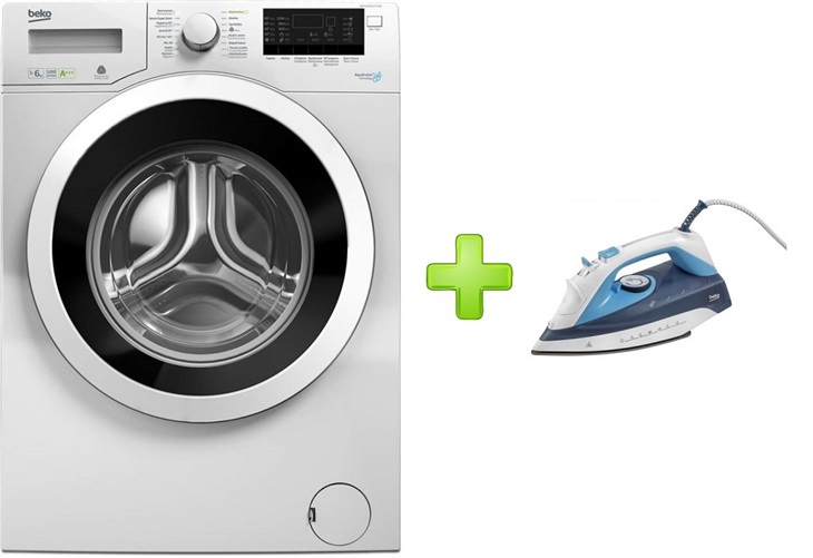 BEKO WMY 61283 CS PTLB2+SIM 7124 B Pracka predom plnena + naparovacia zehlicka 100000079427