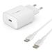 Belkin 25W PD 3.0 PPS USB-C nab. + USB/USB-C kabel WCA004vf1MWH-B6