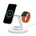 Belkin Boost Charge Pro 3-in-1 Wireless Charger with Magsafe 15W - White WIZ017vfWH