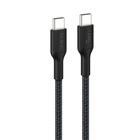 Belkin BOOST CHARGE PRO™ USB-C/USB-C kabel 240W, 1m, černý - odolný CAB025hq1MBK