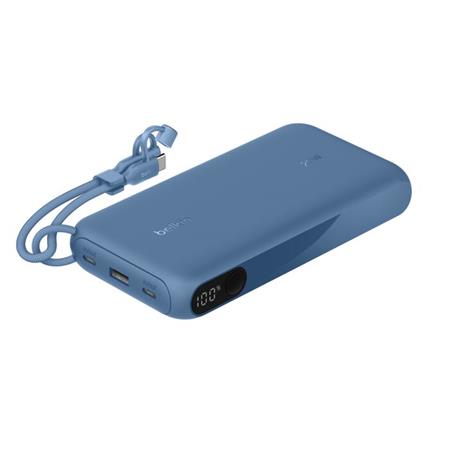 Belkin BOOST CHARGE™ USB-C Power Delivery PowerBanka s displejem, 20000mAh, 20W, modrá BPB028hqBL