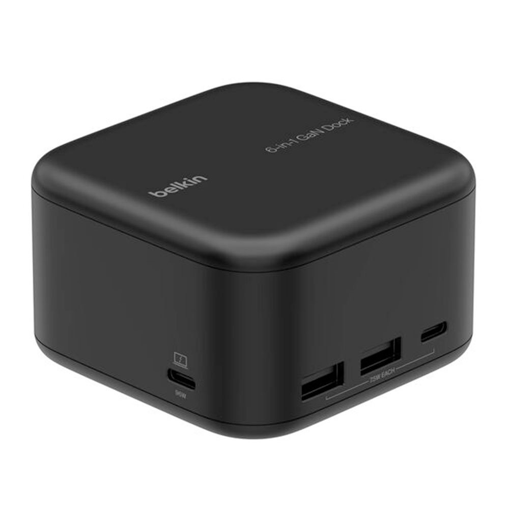 Belkin Connect USB-C 6-in-1 Core GaN Dock 130W - Black INC018vfBK