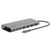Belkin Connect USB-C 8-in-1 Dual Display Core Hub - Space Gray INC015btSGY-CZ