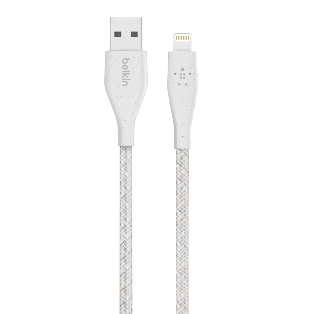 BELKIN DuraTek Plus Lightning na USB-A 1,2m, bílý F8J236bt04-WHT