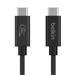 Belkin kábel Connect USB4 Cable 240W 20Gbps 2m - Black INZ004bt2MBK