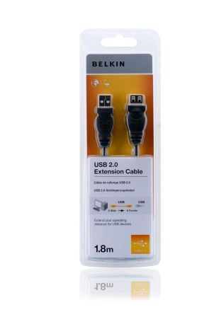 Belkin kabel USB 2.0 prodlužovací řada standard, 1,8m F3U153bt1.8M