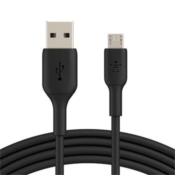 BELKIN kabel USB-A - microUSB, 1m, černý CAB005bt1MBK