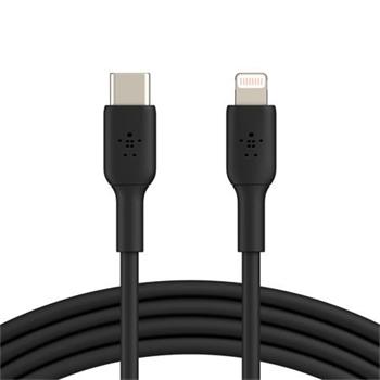 BELKIN kabel USB - C - Lightning, 1m, černý CAA003bt1MBK