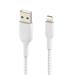 Belkin Lightning kabel, 15cm, bílý - odolný CAA002bt0MWH