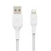 Belkin Lightning kabel, 15cm, bílý - odolný CAA002bt0MWH