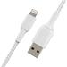 Belkin Lightning kabel, 15cm, bílý - odolný CAA002bt0MWH