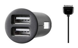 BELKIN Micro Dual USB autonabíječka, kabel, 2x1A F8Z899cw