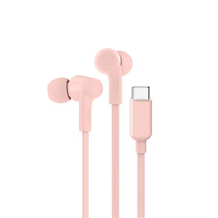 Belkin SOUNDFORM™ Sluchátka s USB-C konektorem, nastavitelný omezovač hlasitosti - růžová G3H0002hqPKV2