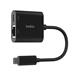 Belkin USB-C to Ethernet + 100W Charge Adapter - Black INC019btBK