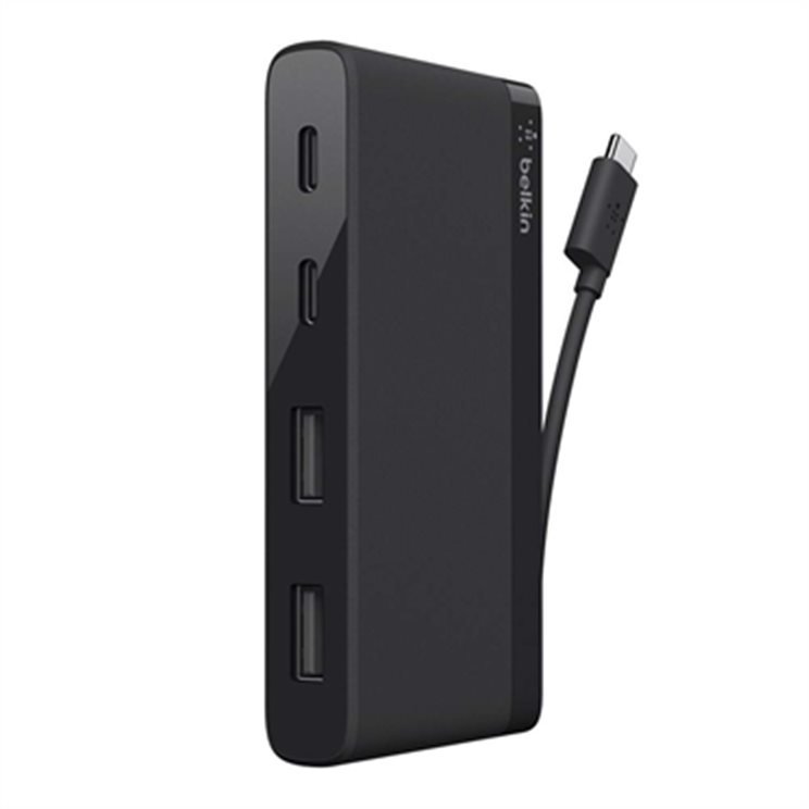 BELKIN USB HUB 3.0 USB-C Travel Hub, černý F4U090btBLK