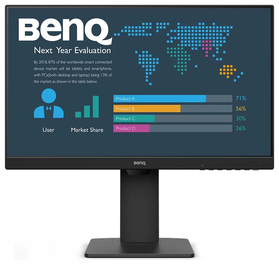BENQ 24" LED BL2486TC/ 1920x1080/ IPS panel/ 1300:1/ 5ms/ HDMI/ DP/ USB-C/ Pivot/ audio/ černý 9H.LMMLB.QBE