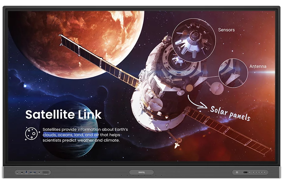 BenQ LCD RP6503 75" 3840x2160 Touch/1200:1/HDMI/VGA/DPxUSB-C/Android 11 9H.F83TK.DE1