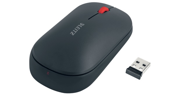 Bezdrátová počítačová myš Leitz COSY, sametově šedá 65310089