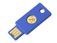 Bezpečnostný kľúč NFC - USB-A, podporuje viacfaktorové overovanie (NFC), podpora FIDO U2F, vodotesný Security Key NFC