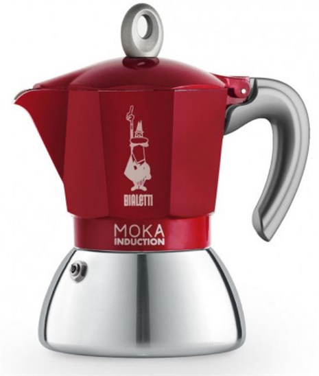 Bialetti MOKA INDUCTION ČERVENÁ 4 ŠÁLKY 8006363029254