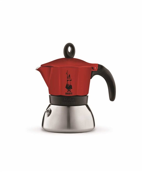 Bialetti Moka Induction Červená 6 šálků 8006363029261