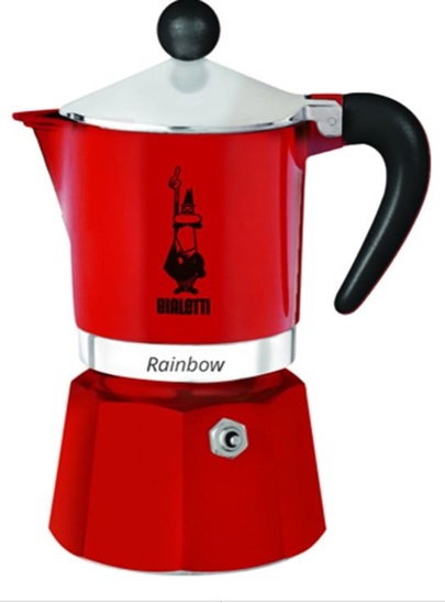 BIALETTI RAINBOW 3 ŠÁLKY ČERVENÁ 8006363018470